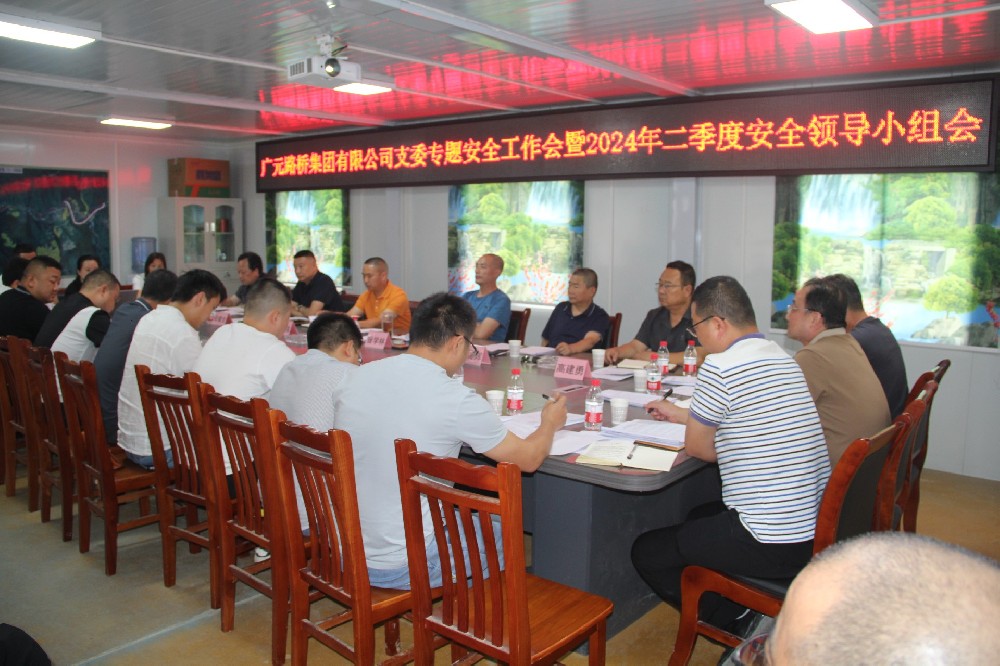 凯时尊龙人生就是博集团开展支委专题安全工作会暨2024年二季度安全领导小组会